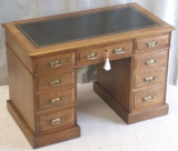 CLICK HERE FOR FULL DETAILS - Antique Pedestal Desks - Small Antique Pedestal Desk Maple & Co