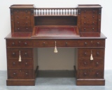 Antique Mahogany Dickens Desk - After