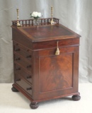 CLICK HERE FOR FULL DETAILS - Antique Mahogany Davenport Desk by J Winter London